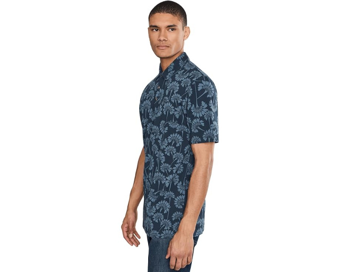 Поло TravisMathew Comfortknit Breeze с цветочным принтом
