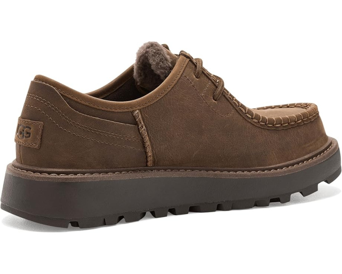 Кожаные ботинки UGG Loften с шерстяной подкладкой
