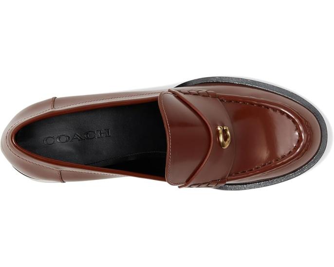 COACH лоферы Natalie Loafer с круглым носком