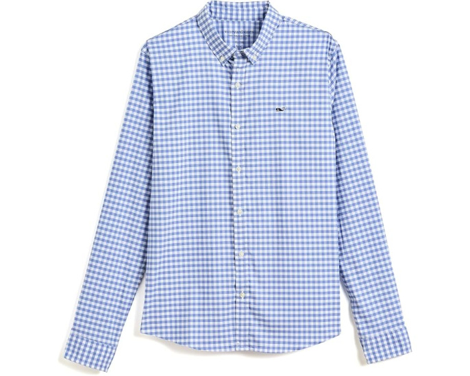Рубашка Vineyard Vines Skysail Gingham из хлопка для мальчиков