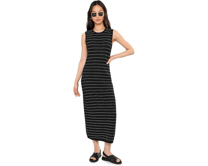 Varley трикотажное платье Beesley Stitch Knit Midi
