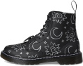 Детские ботинки Dr. Martens 1460 Pascal Y с блестками и боковой молнией