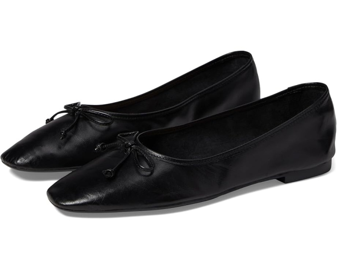 Балетки Schutz Arissa из мягкой кожи с бантом