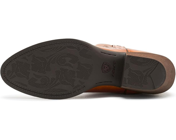 Казаки Ariat Heritage Noir с вышивкой и носком миндаль