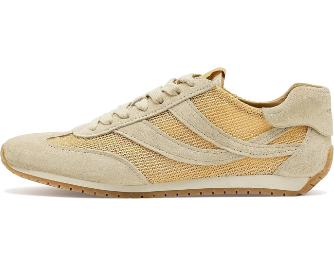 Кроссовки Vince Oasis Runner Raffia-W на шнуровке с текстурой рафии