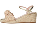 Kate Spade New York сандалии Leandra Raffia на танкетке с регулируемым ремешком