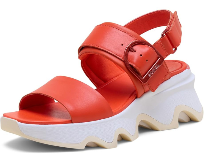 SOREL Kinetic Impact Wedge кроссовки-клин из замши и кожи