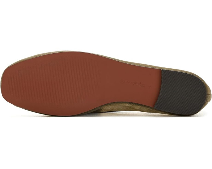 Балетки Madewell Greta Lace-Up из сетки с квадратным носком и ремешком