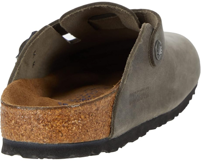 Биркенштоки Boston Soft Footbed из промасленной кожи с регулируемым ремешком