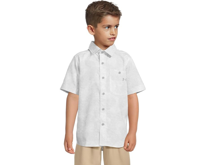 Under Armour Kids рубашка Camo Fish с короткими рукавами