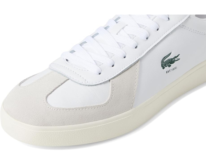 Кроссовки Lacoste Baseshot Pro с верхом из кожи и замши