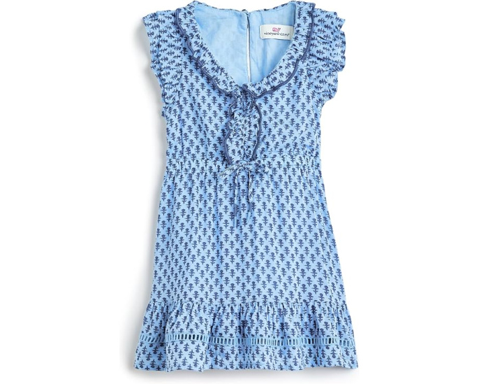 Платье Thalia с рюшами от Vineyard Vines для детей