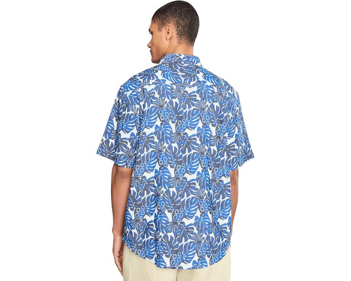 Рубашка Tommy Bahama Coastal Ease Pina Party с принтом и коротким рукавом