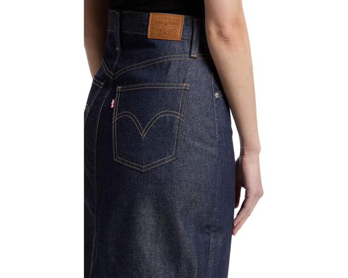 Юбка Levi's® Womens HR Back Slit с высокой талией и разрезом сзади