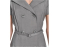 Платье-трапеция Melange Suiting с поясом от Calvin Klein