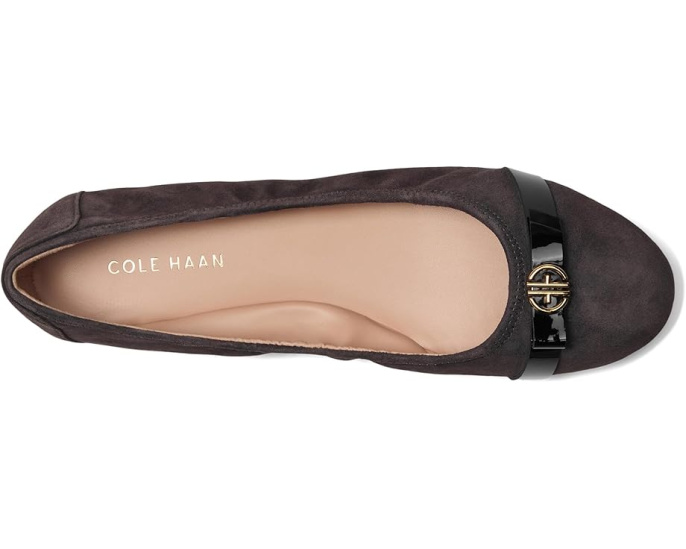 Cole Haan балетки Tova Bow с бантом и приподнятым круглым носком