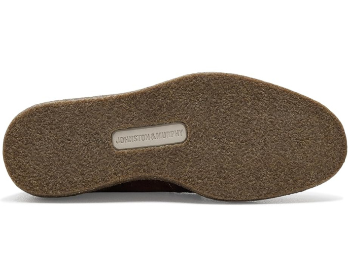 Туфли Clint Plain Toe из замши от Johnston и Murphy