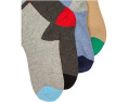 Big Boys' Stripe Crew Socks 6 Pack, Multi Size