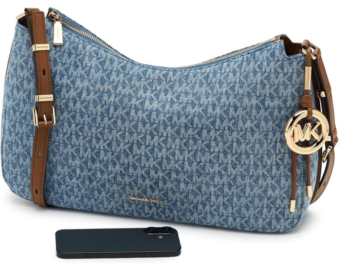 Средняя сумка через плечо Nolita Medium Top Zip Convertible Shoulder с принтом MICHAEL Michael Kors