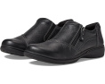 Туфли Clarks Carleigh Ray на плоской подошве с кожаным верхом и молнией
