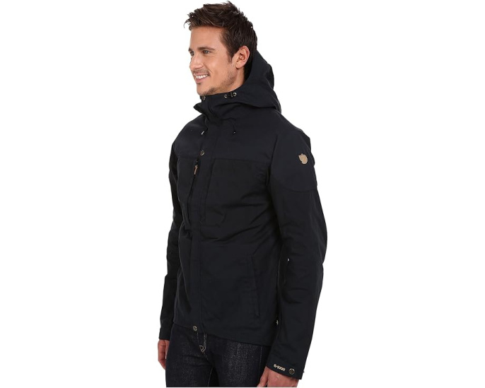 Куртка Fjällräven Skogsö из ткани G-1000 с капюшоном и кожаными деталями