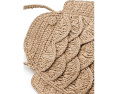 Madewell подвесной чехол для телефона Fish Pouch из соломки