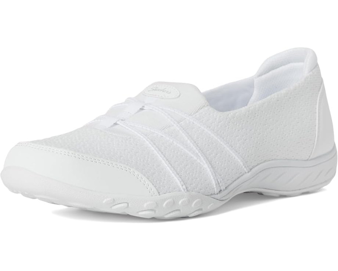 Слипоны Skechers Breathe Easy с эластичным верхом и памятью формы