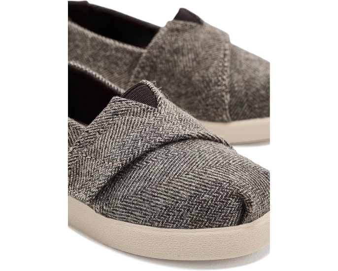 Детские туфли TOMS Alpargata темно коричневые