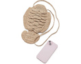 Madewell подвесной чехол для телефона Fish Pouch из соломки