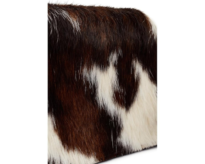Клатч-кроссбоди AllSaints Maeve Cow из кожи с принтом под змею