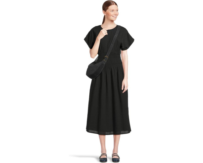 Платье Varya Madewell в рубчик с поясом