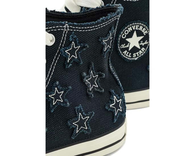 Кеды Converse Chuck Taylor All Star с потертыми звездами высокая посадка
