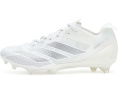 Бутсы Adidas Adizero Electric для американского футбола белые с золотым