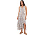 Petite Paisley Georgette Handkerchief-Hem Dress