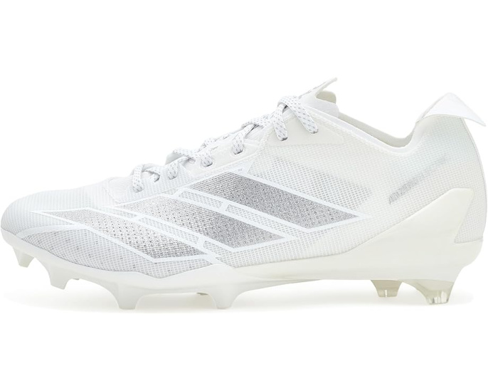 Бутсы Adidas Adizero Electric для американского футбола белые с золотым