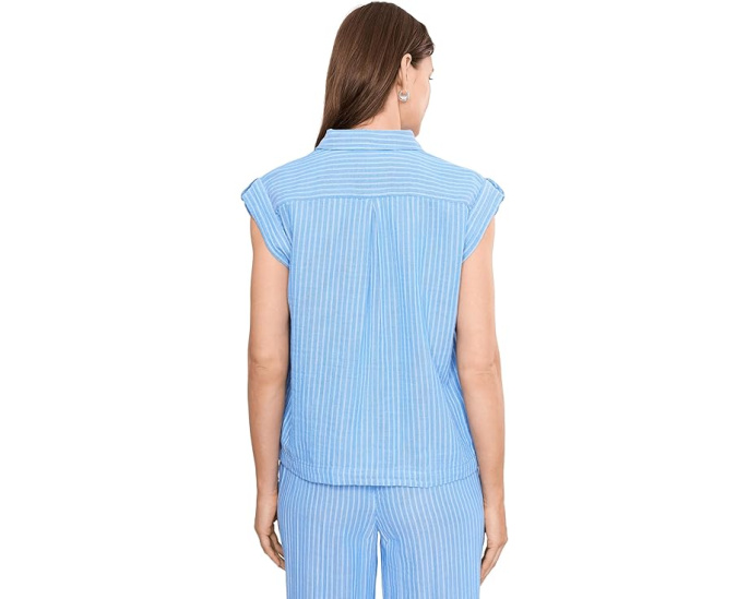 Рубашка Striped Gauze Resort из полосатого газа NIC+ZOE