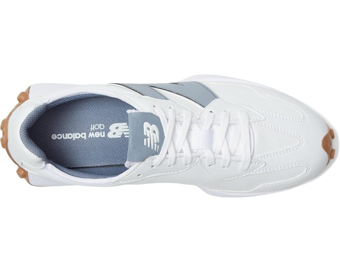 New Balance Golf 327 бесшиповые туфли с кожаным верхом