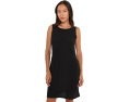 Платье Petite Bubble Jacquard Bateau Neck от Eileen Fisher черное