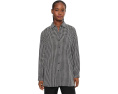 Wool Cotton Check Classic Collar Shirt
