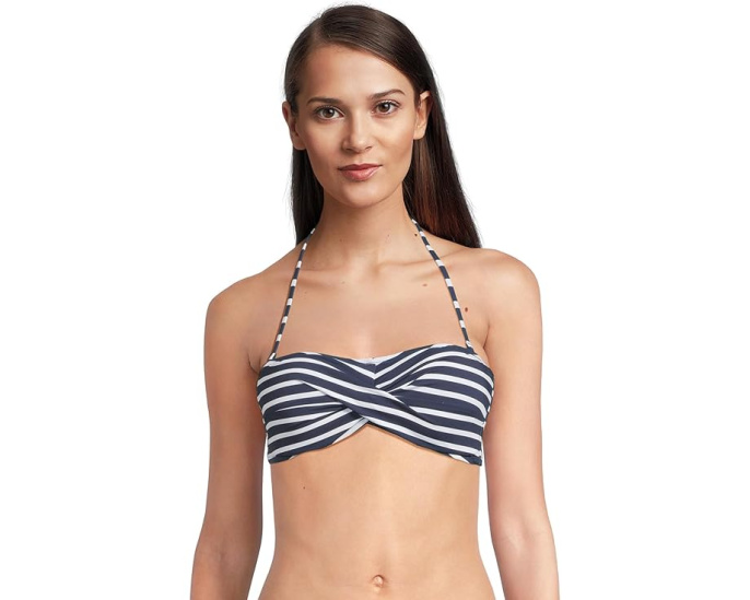 Tommy Bahama Топ бандо Coastline Stripe Twist Bandeau
