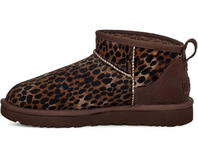 Ботинки UGG Classic Ultra Mini Caspian из телячьей кожи с уникальным принтом