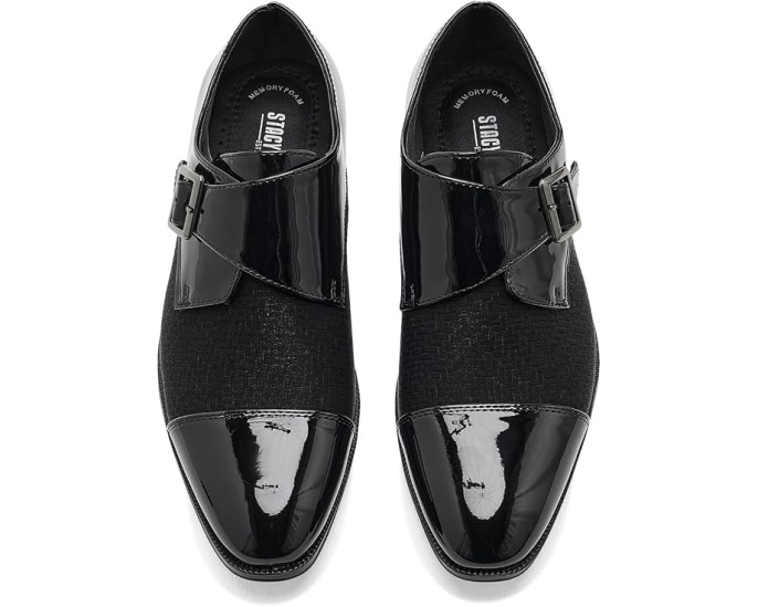 Мужские туфли Stacy Adams Sutherland Cap Toe Monk Strap с носком
