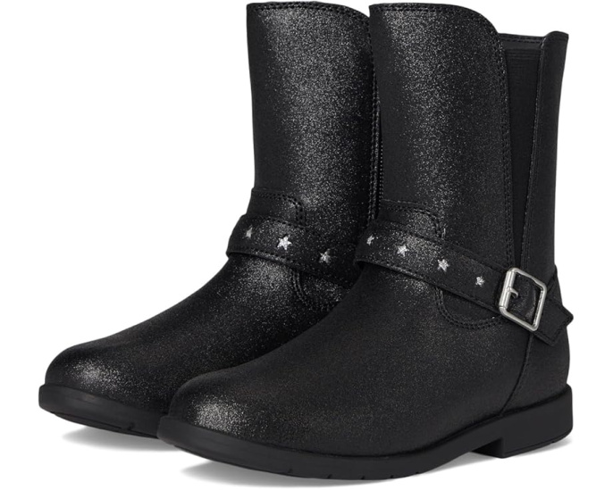 Ботинки Stride Rite SR Lizz для малышей и детей из кожи с молнией и стелькой Ortholite