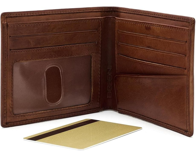 Бумажник Boconi Bifold с окошком для удостоверения