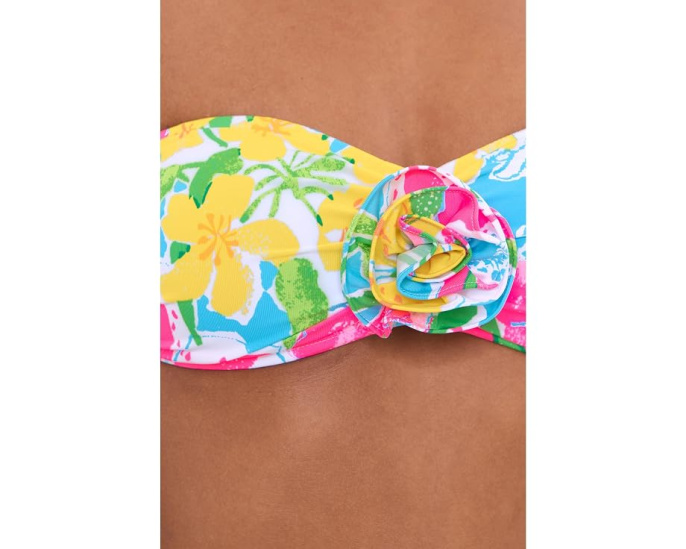 Топ-бандо Lilly Pulitzer Harlan с цветком