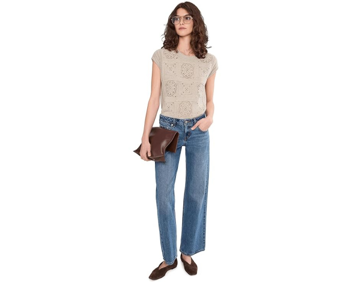 Топ Splendid Anderson Sweater Tank серый