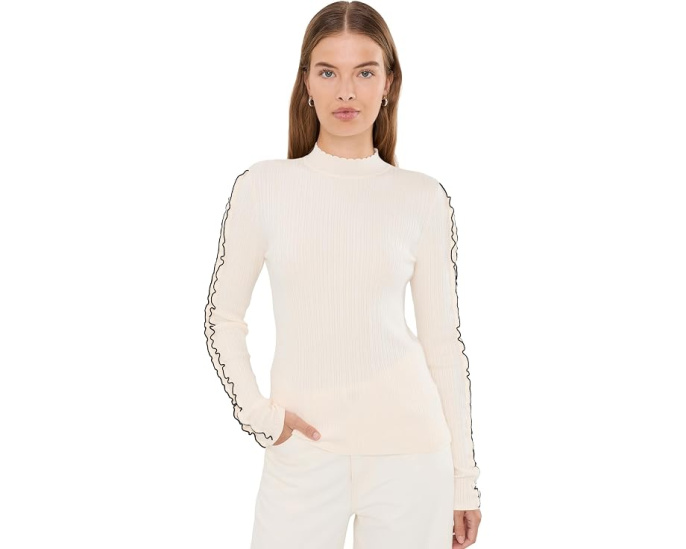 Mock Neck Long Sleeve Sweater
