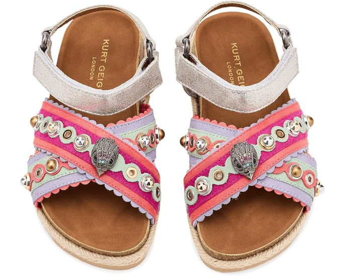 Детские эспадрильи Kurt Geiger London Mini Kensington Espadrille на липучке