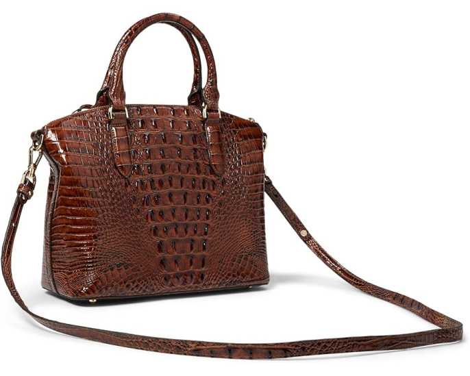 Сумка Brahmin Duxbury Satchel из текстурированной кожи с регулируемым ремнем