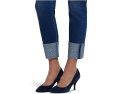Джинсы Sheri Slim Ankle от NYDJ с манжетами из страз Vintage Lapis